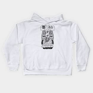 Monsters Of The Wild Doodle Kids Hoodie